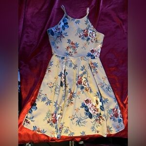 Mid high flower dress